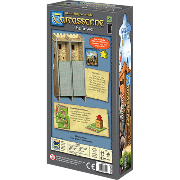Z-Man Games Carcassonne Second Edition Expansion 4: The Tower