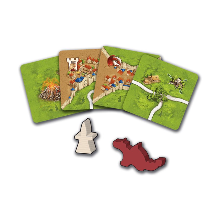 Z-Man Games Carcassonne Second Edition Expansion 3: The Princess and the Dragon