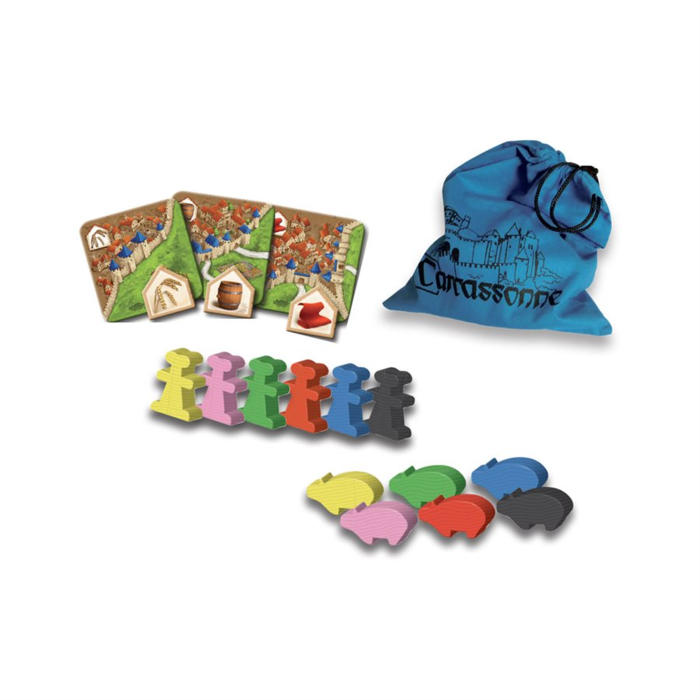 Z-Man Games Carcassonne Second Edition Expansion 2: Traders & Builders