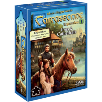 Z-Man Games Carcassonne Second Edition Expansion 1: Inns & Cathedrals Z-Man Games Carcassonne Second Edition Expansion 1: Inns & Cathedrals