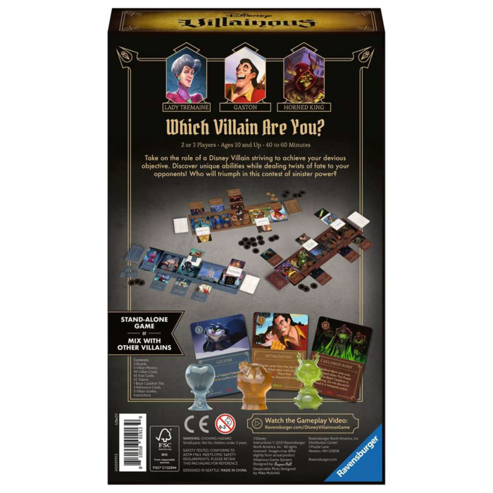 Ravensburger Disney Villainous: Despicable Plots Standalone Expansion