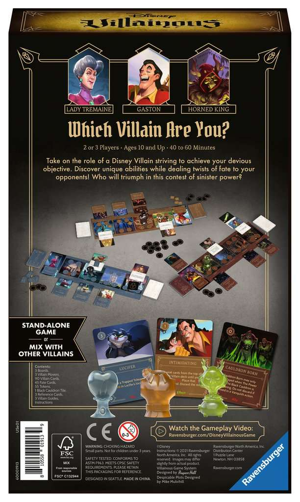 Buy Box compatible with VILLAINOUS (Disney) from WithOut Mess