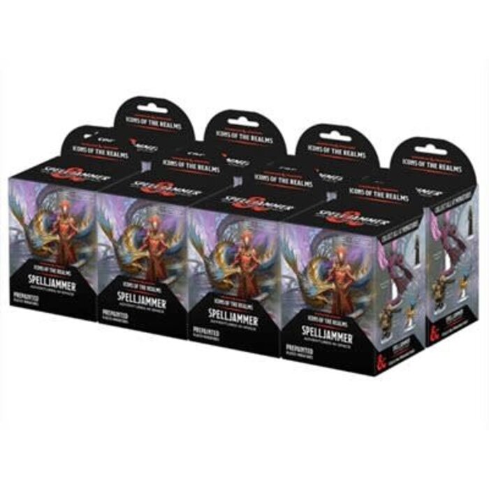 Wizkids/NECA LLC D&D  Icons of the Realms: Miniature Booster Brick - Spelljammer Adventures in Space