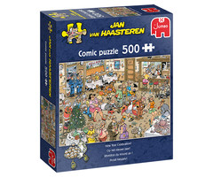 Jumbo Puzzles 500 pcs - Jan van Haasteren: New Year Celebration!