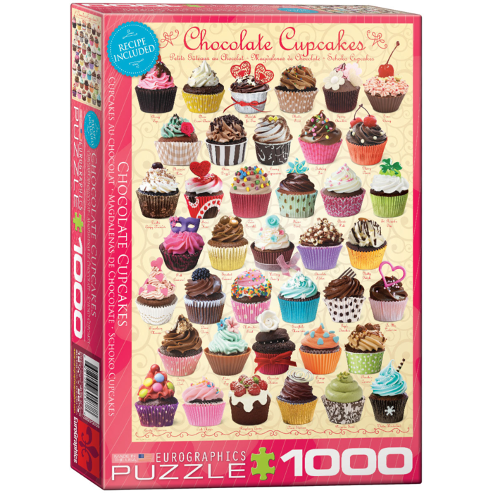 Eurographics 1000 pcs - Chocolate Cupcakes