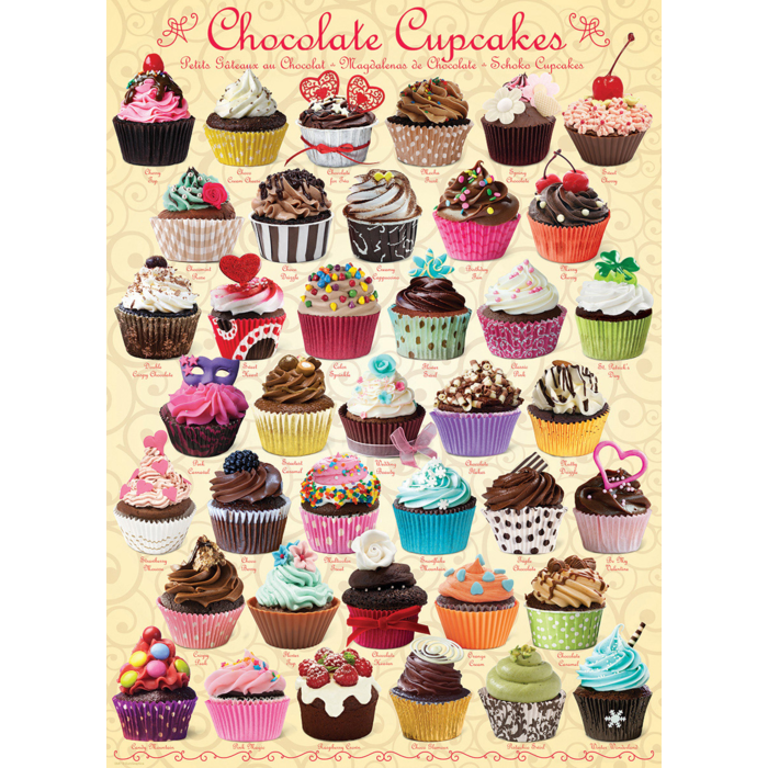 Eurographics 1000 pcs - Chocolate Cupcakes