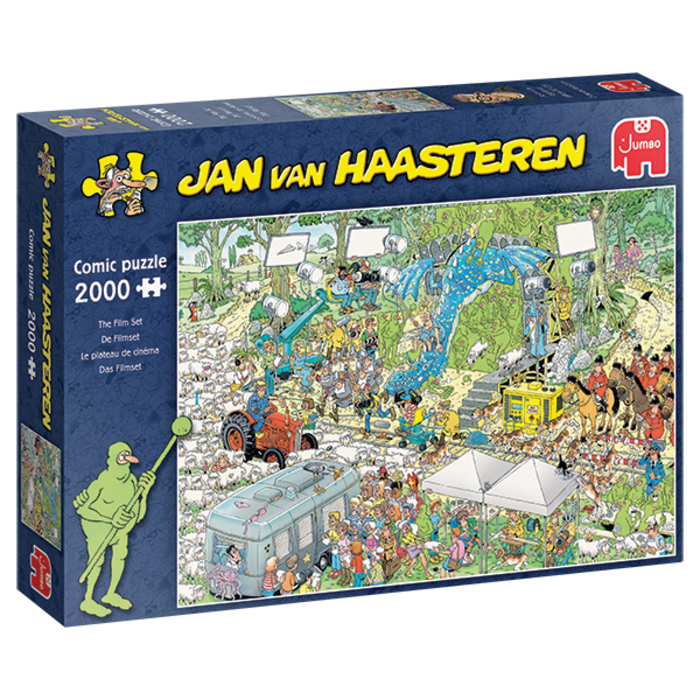 Jumbo Puzzles 2000 pcs - Jan van Haasteren: The Film Set