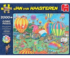 Jumbo Puzzles 2000 pcs - Jan van Haasteren: The Balloon Festival