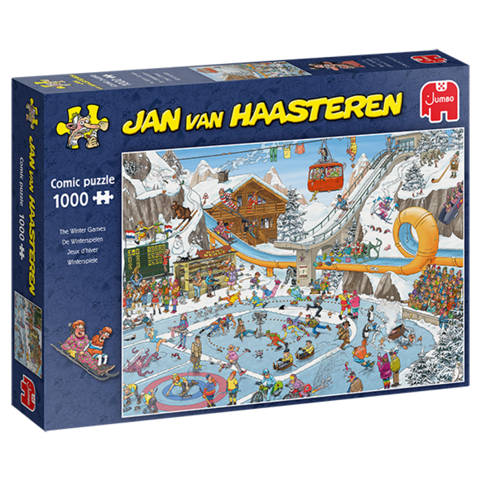 Jumbo Puzzles 1000 pcs - Jan van Haasteren: The Winter Games