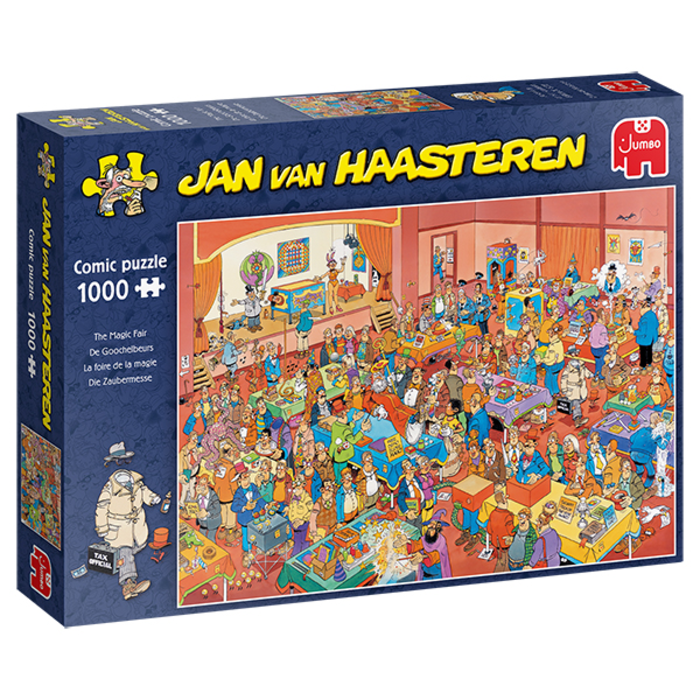 Jumbo Puzzles 1000 pcs - Jan van Haasteren: The Magic Fair
