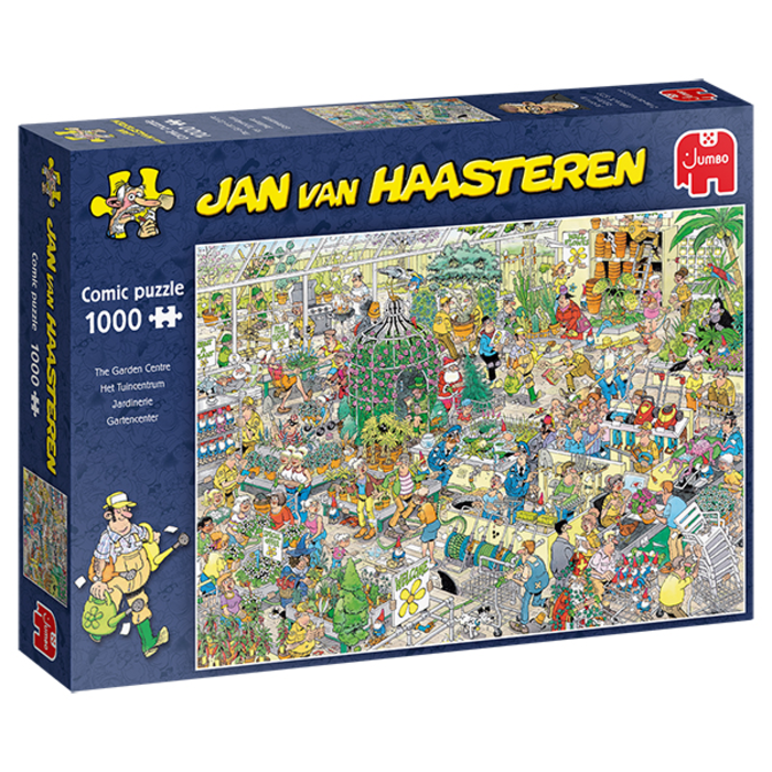 Jumbo Puzzles 1000 pcs - Jan van Haasteren: The Garden Center