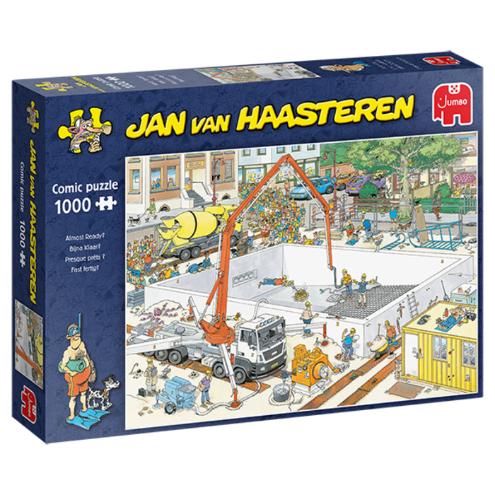 Jumbo Puzzles 1000 pcs - Jan van Haasteren: Almost Ready?