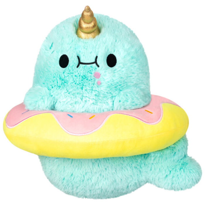 Squishables Squishable Mini Sparkles the Narwhal in Donut 7"