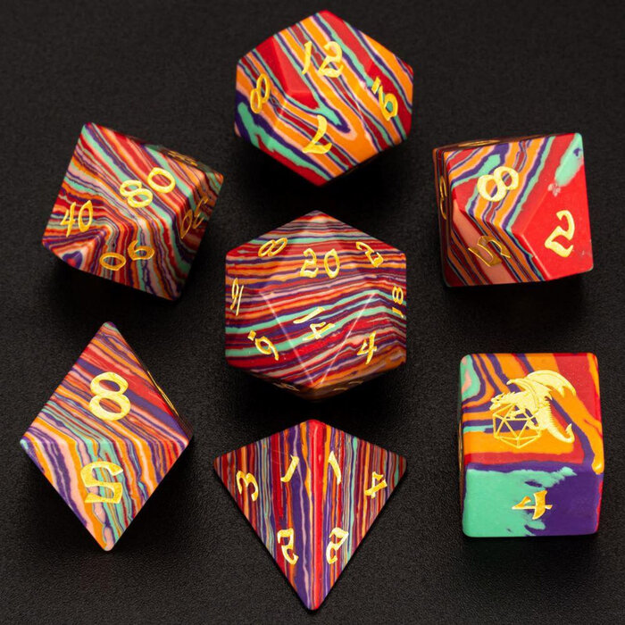 Hymgho Dice 7-Piece RPG Dice Set