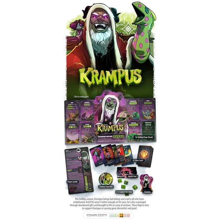 Roxley Games Dice Throne: Christmas Special - Santa vs. Krampus