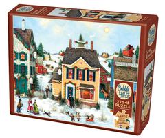 Cobble Hill Puzzles 275 pcs - Christmas Town (Easy Handling)