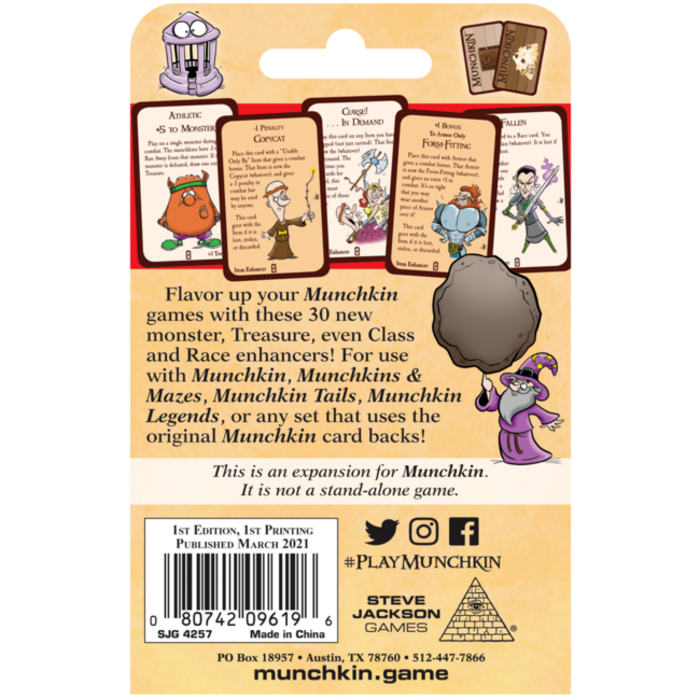 Steve Jackson Games Munchkin Original: Enhancers Mini Expansion
