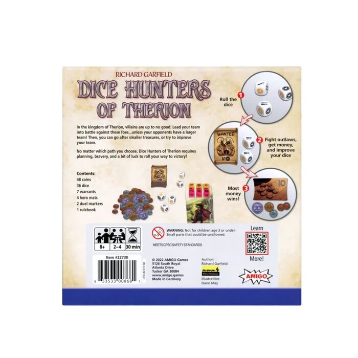 Amigo Dice Hunters of Therion