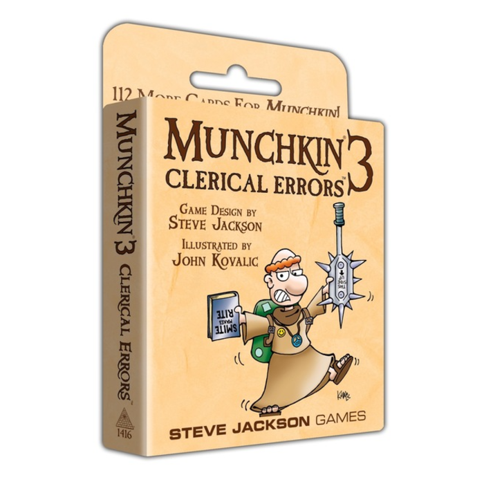 Steve Jackson Games Munchkin Original: Clerical Errors Expansion 3