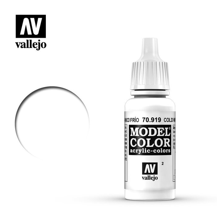 Vallejo Vallejo Model Color Acrylic Paint Cold White 17mL