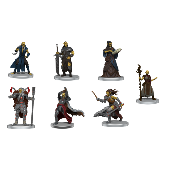 Wizkids/NECA LLC D&D Icons of the Realms: Githyanki Warband Premium Painted Miniature Pack