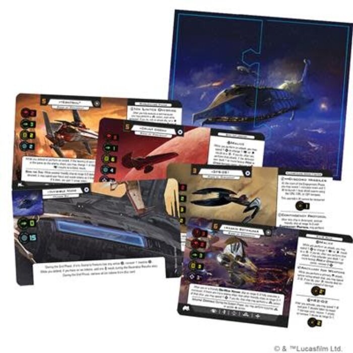 Atomic Mass Games Star Wars X-Wing 2.0: Siege of Coruscant Scenario Pack