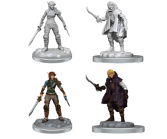 Wizkids/NECA LLC Nolzur's Marvelous Miniatures: Elf Rogue & Half-Elf Rogue