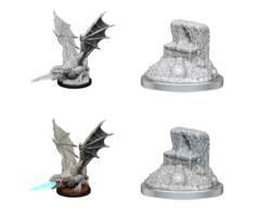 Wizkids/NECA LLC Nolzur's Marvelous Miniatures: White Dragon Wyrmling