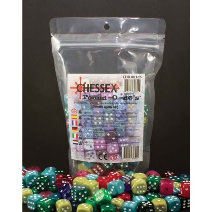 Chessex Chessex Pound-O-D6 16mm Bag - Assorted