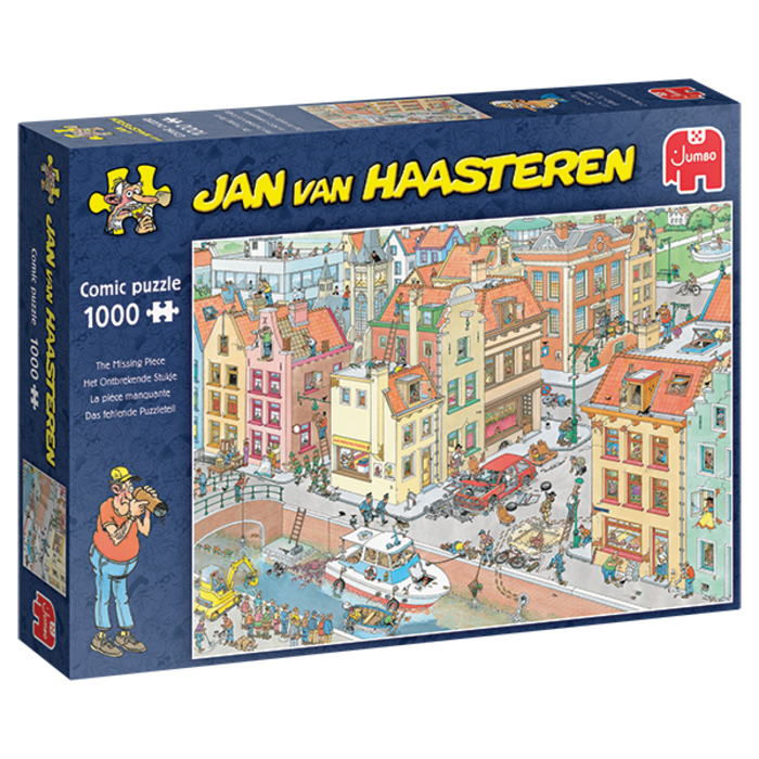 Jumbo Puzzles 1000 pcs - Jan van Haasteren: The Missing Piece