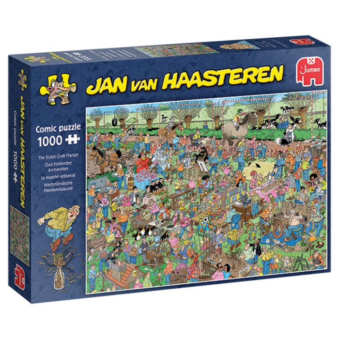 Jumbo Puzzles 1000 pcs - Jan van Haasteren: The Dutch Craft Market