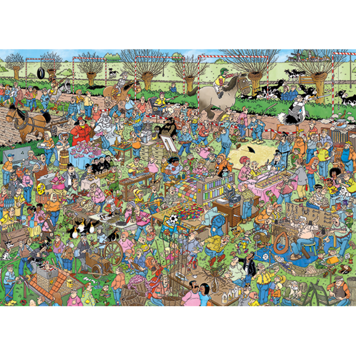 Jumbo Puzzles 1000 pcs - Jan van Haasteren: The Dutch Craft Market