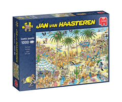 Jumbo Puzzles 1000 pcs - Jan van Haasteren: The Oasis