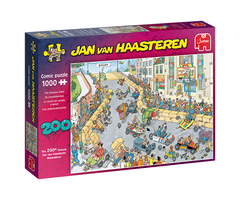 Jumbo Puzzles 1000 pcs - Jan van Haasteren: The Soapbox Race (Illustration Celebration)