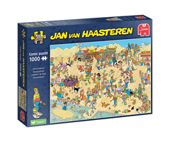 Jumbo Puzzles 1000 pcs - Jan van Haasteren: Sand Sculptures