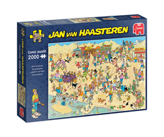 Jumbo Puzzles 2000 pcs - Jan van Haasteren: Sand Sculptures