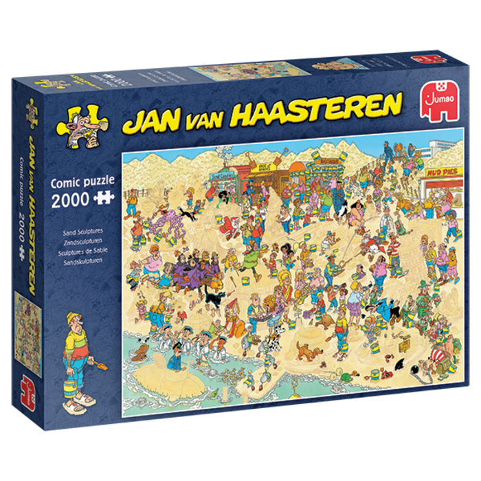 Jumbo Puzzles 2000 pcs - Jan van Haasteren: Sand Sculptures