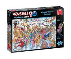 Jumbo Puzzles 1000 pcs - WASGIJ Mystery: #22, Wasgij Winter Games!