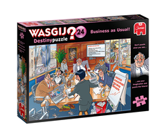 Jumbo Puzzles 1000 pcs - WASGIJ Destiny: #24, Business as Usual!