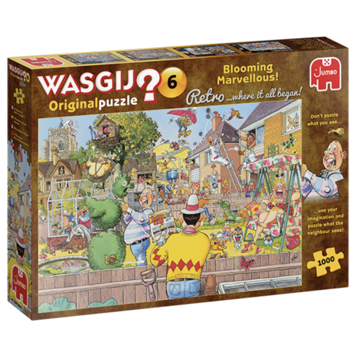 Jumbo Puzzles 1000 pcs - WASGIJ Retro Original: #6, Blooming Marvellous!