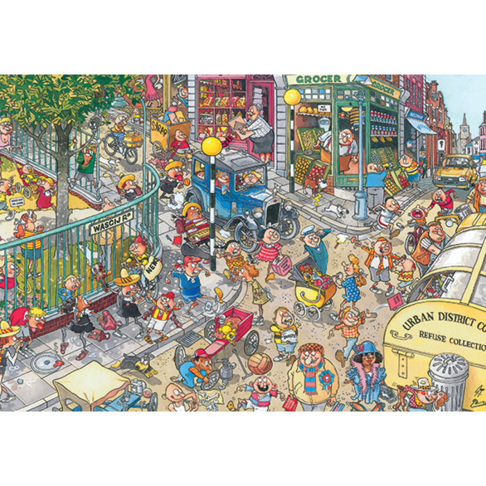 Jumbo Puzzles 1000 pcs - WASGIJ Retro Destiny: #6, Child’s Play!