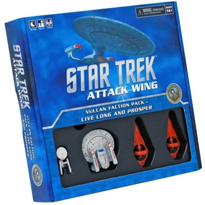 Wizkids/NECA LLC Star Trek Attack Wing: Vulcan Faction Pack - Live Long & Prosper