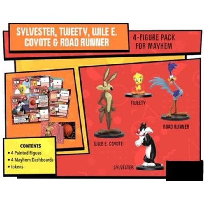 CMON Looney Tunes Mayhem: 4-Figure Pack