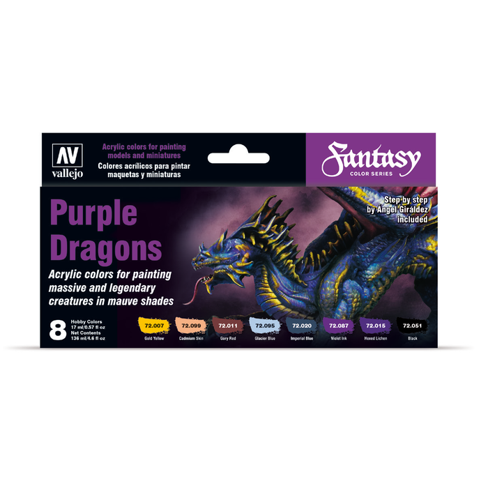 Vallejo Vallejo: Fantasy Colour Series - Purple Dragons