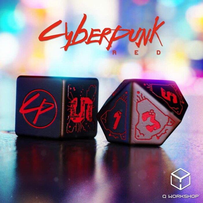 Q-Workshop Cyberpunk Red Dice Set -