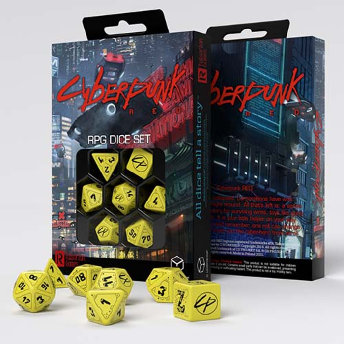 Q-Workshop Cyberpunk Red Dice Set -