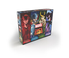 The OP Marvel Dice Throne: 4 Hero Box - Scarlet Witch, Thor, Loki and Spiderman