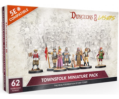Archon Studio Dungeons & Lasers: Townsfolk Miniature Pack