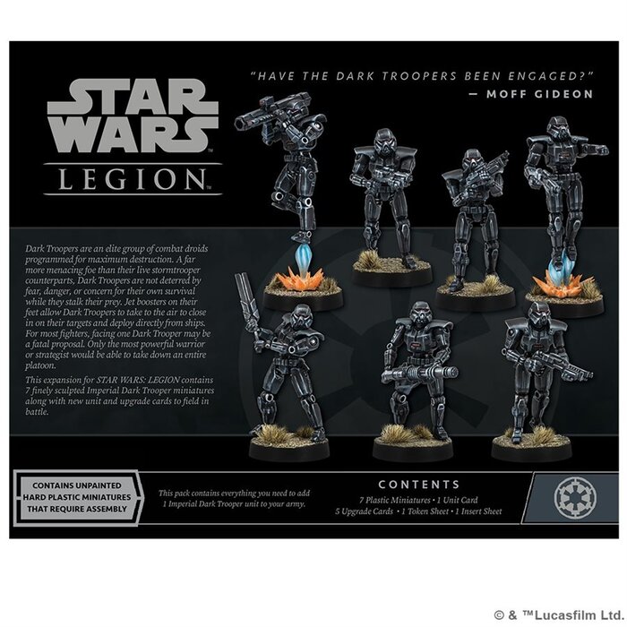 Atomic Mass Games Star Wars - Legion: Imperial Dark Troopers Unit Expansion