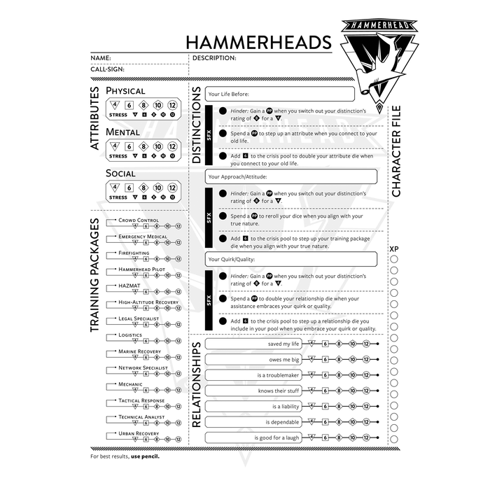 Dire Wolf Cortex Prime RPG Game Handbook